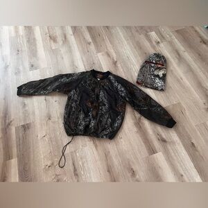 Camouflage Coat and Balaclava Bundle
